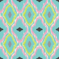 Ikat seamless pattern design N20
