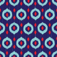Vector seamless ikat pattern N28