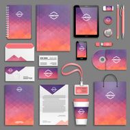 Corporate identity template set N100