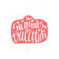 Motivational travel poster with suitcase N3