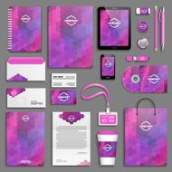 Corporate identity template set N103