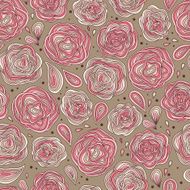 Vector floral seamless pattern N37
