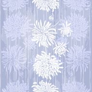 Seamless pattern with chrysanthemums and grange texture