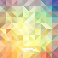 Abstract colorful triangle background N3