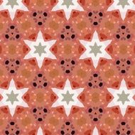 art vintage ethnic blurred watercolor floral pattern N8
