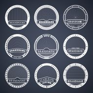 Label templates white