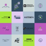 Handmade badges logos and labels for any use N2