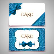 Gift cards vector card club member