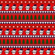 Background for winter holidays with monkeys - new year symbol