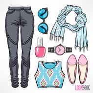 Woman&#039;s spring outfit N2
