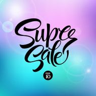 Super sale tag banner Vector illustration N13