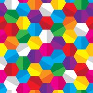 Colorful Hexagon Pattern