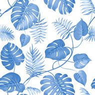 Topical palm leaves N3
