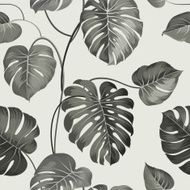 Topical palm leaves N4