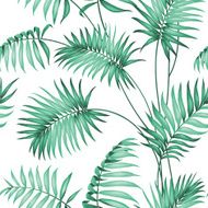Topical palm leaves N6