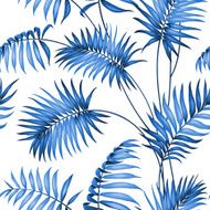 Topical palm leaves N7