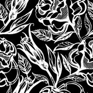 Vector seamless floral pattern N247