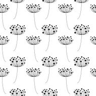 Seamless decorative pattern with flowers N4