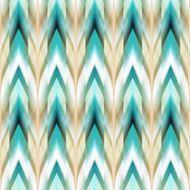 Vector seamless ikat ethnic pattern N23