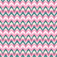 Vector seamless ikat ethnic pattern N24