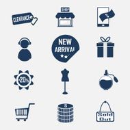 Shopping commercial icon N2