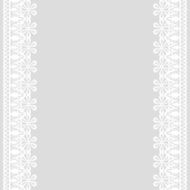 lace frame on gray background