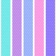 Polka dot background seamless pattern with pink lilac blue stripes N2