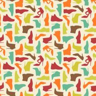 Seamless shoe pattern N6
