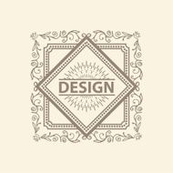 Monogram luxury logo N9