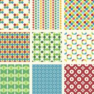 10 seamless patterns set