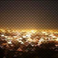 Illuminated geometric background design