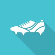 shoes flat icon with long shadow N13