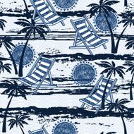 Vector beach seamless pattern Summer background