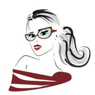 Woman with glasses N3