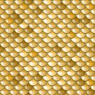 Seamless gold river fish scales N2