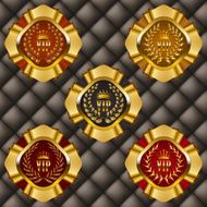 Set of ornate vector frames N3