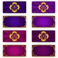 Elegant template for vip luxury invitation N6