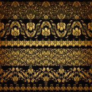 Horizontal elements decoration vector N5
