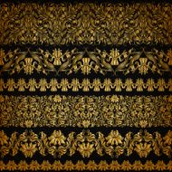 Horizontal elements decoration vector N6