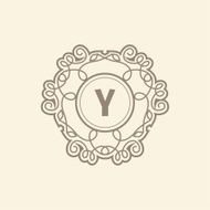 Monogram luxury logo N12