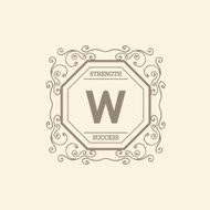 Monogram luxury logo N14