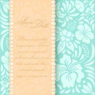 Save the date card N8