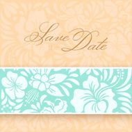 Save the date card N9