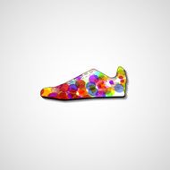 Abstract illustration on sneakers N149