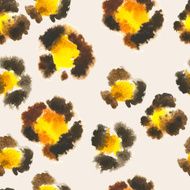 Vector Illustration with original watercolor background N3
