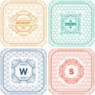 Monogram luxury logo N17