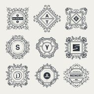 Monogram luxury logo N18