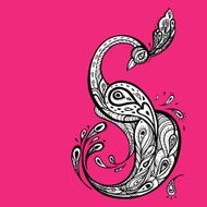 Peacock Decorative Vector illustration N5