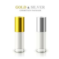 golden and silver cosmetic package N4