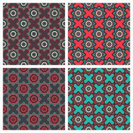 Abstract Patterns with Ethnic Ornament